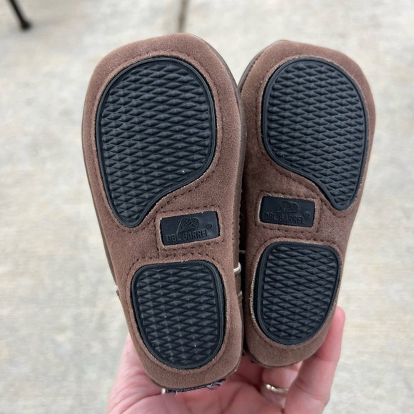 Double Barrel Infant Brown and Black Western Cowboy Trace Baby Buckers Boots - Picture 6 of 14